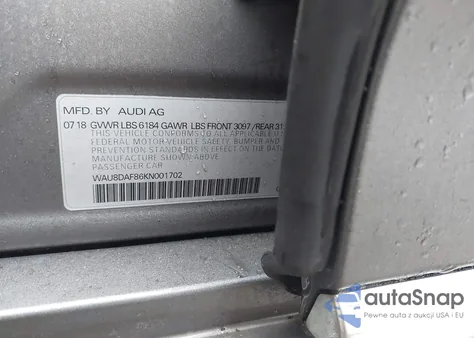2019 Audi A8 L 55 z USA, uszkodzony, nr VIN WAU8DAF86KN001702